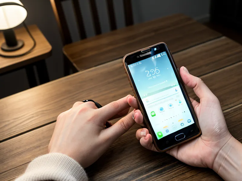 A smartphone showing a security alert next to a family security binder.