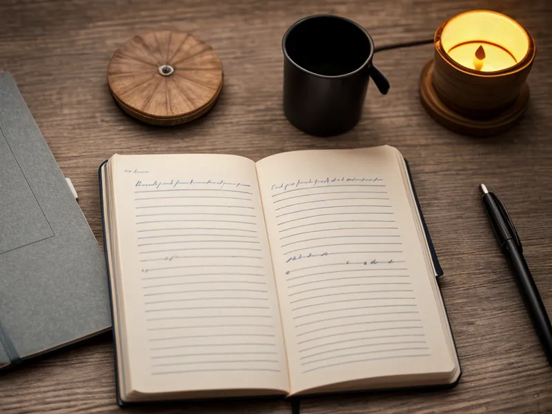 A handwritten fraud log notebook next to a smartphone showing a security alert.