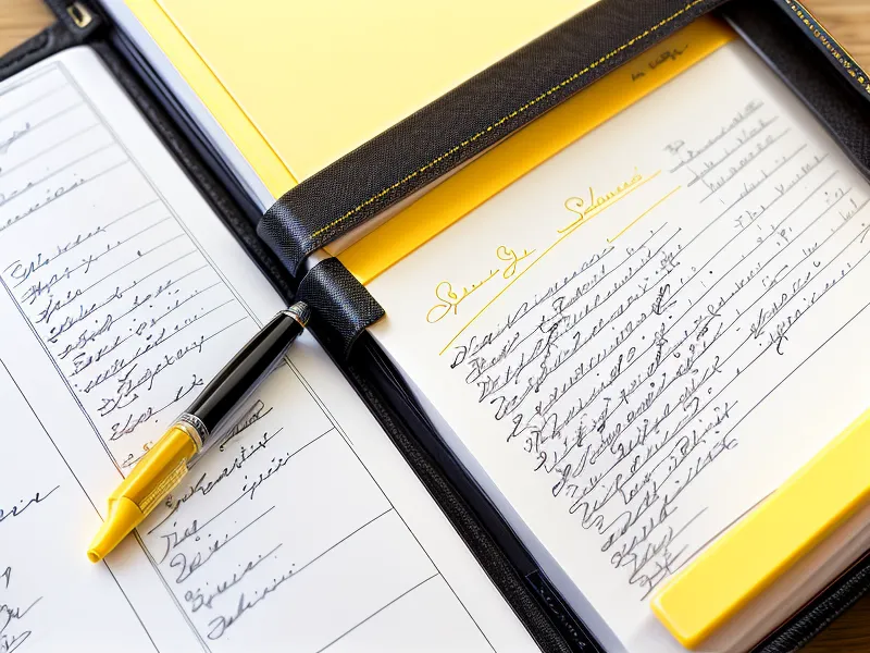 A close-up of a hand-written identity theft recovery log in a binder.