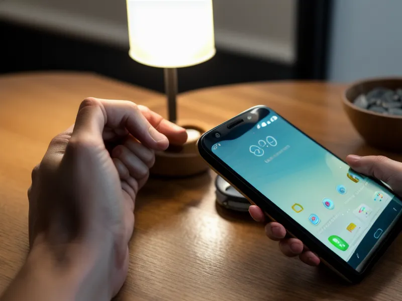 A smartphone showing a security alert next to a physical credit report.